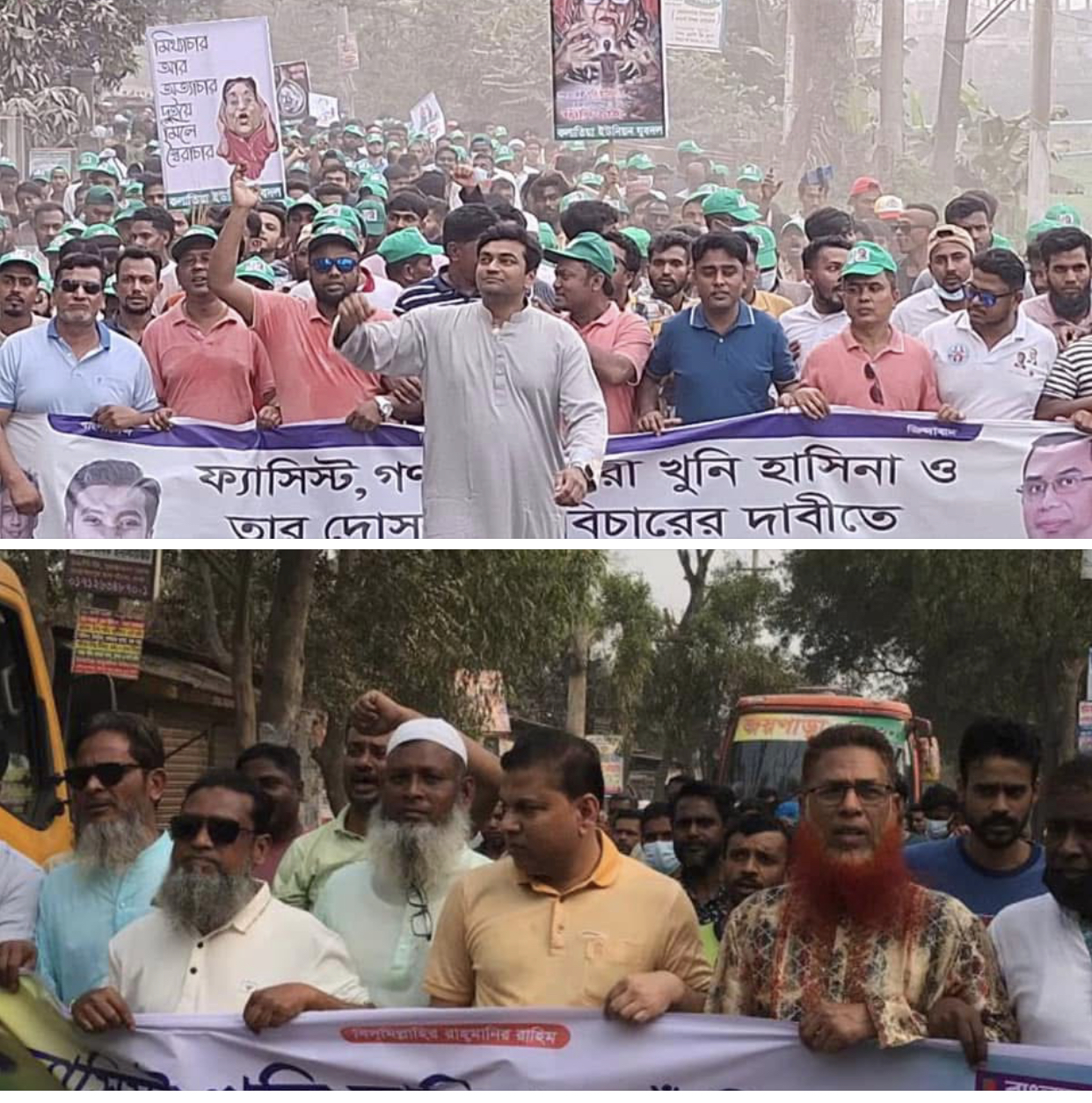 শেখ হাসিনার বিচারের দাবিতে শাক্তা ইউনিয়ন ৬ওয়ার্ডের হিএনপির বিক্ষোভ মিছিলে ব্যাপক উপস্হিতি